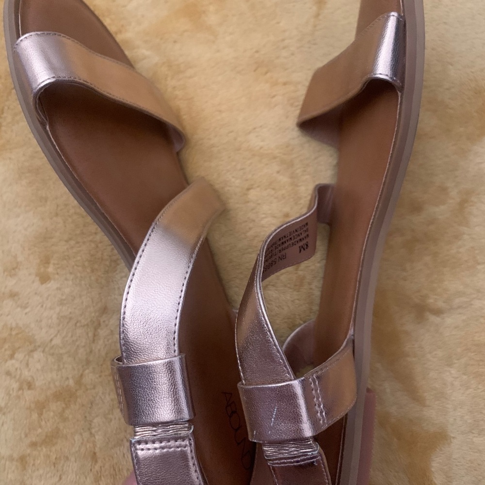 Gold sandals